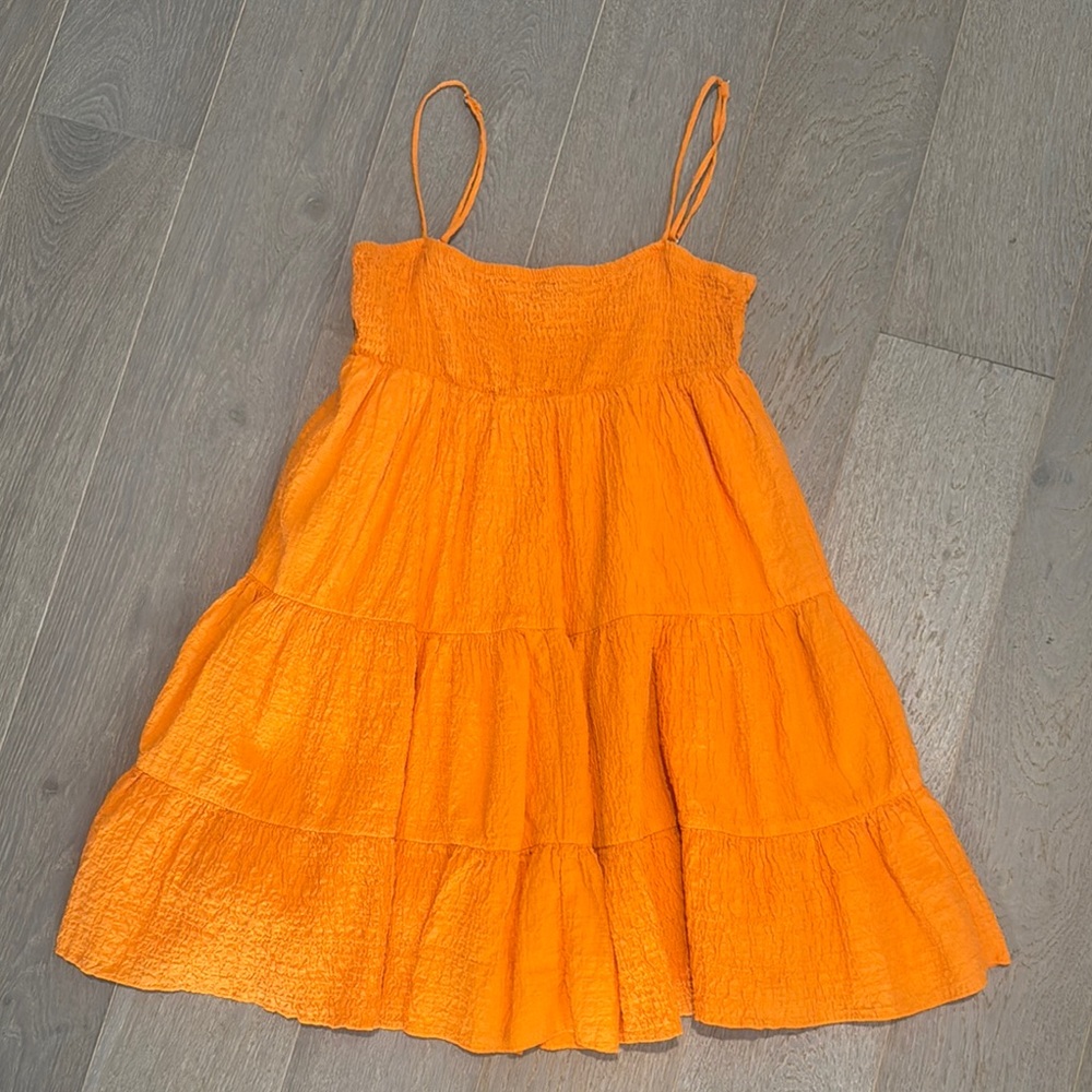 Zara Vibrant Orange Dress